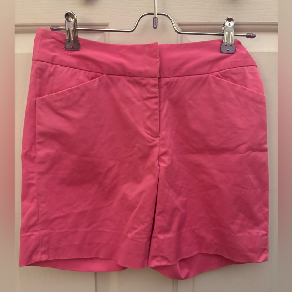 Lilly Pulitzer Hot Pink Tailored Bermuda Shorts Size 0